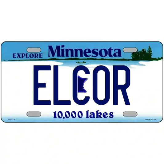 Elcor Minnesota Metal Sign
