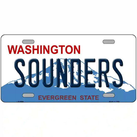 Sounders Washington Metal Sign