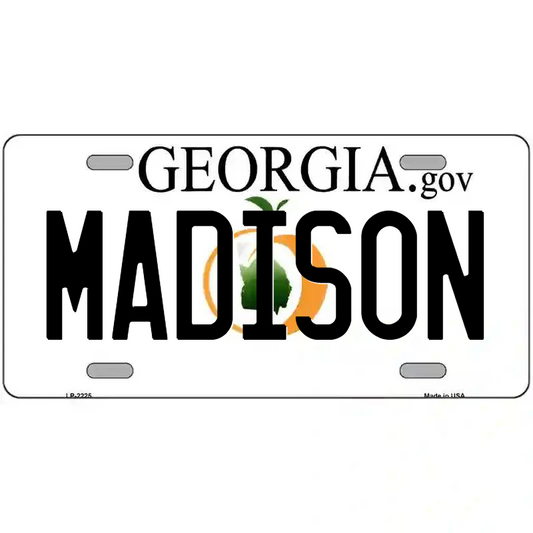 Madison Georgia Metal Sign
