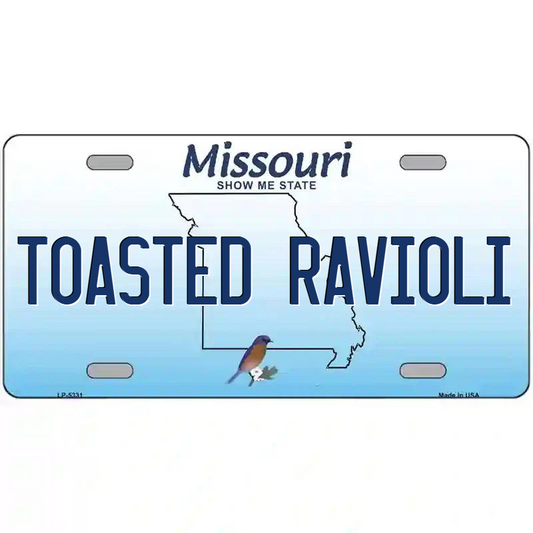 Toasted Ravioli Missouri Metal Sign