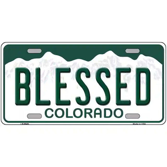 Blessed Colorado Metal Sign