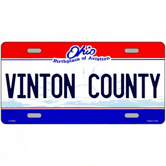 Vinton County Ohio Metal Sign