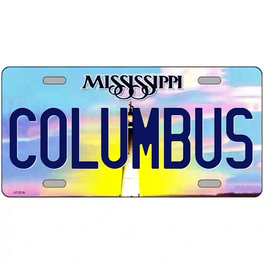 Columbus Mississippi Metal Sign