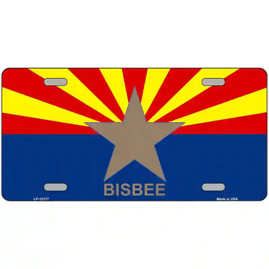 Bisbee Arizona Flag Metal Sign