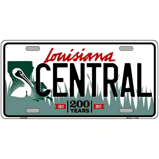 Central Louisiana Metal Sign