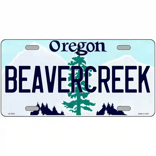 Beavercreek Oregon Metal Sign