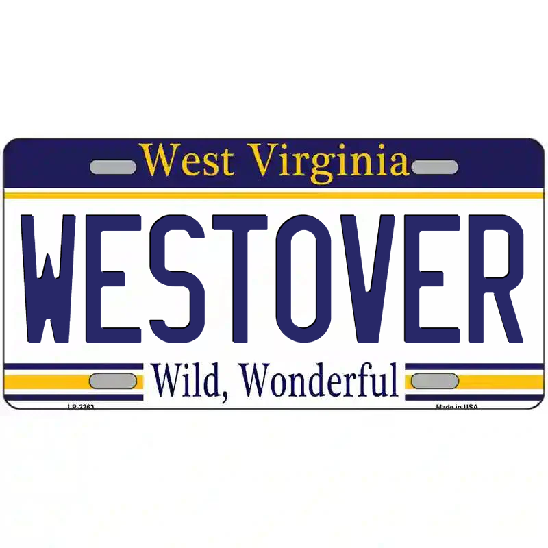 Westover West Virginia Metal Sign