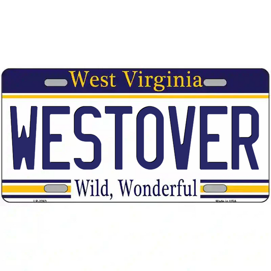 Westover West Virginia Metal Sign