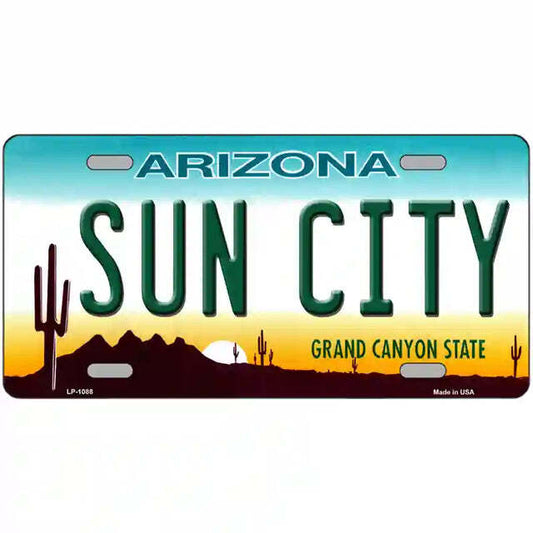Sun City Arizona Metal Sign
