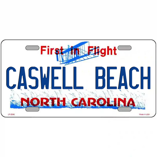 Caswell Beach North Carolina Metal Sign