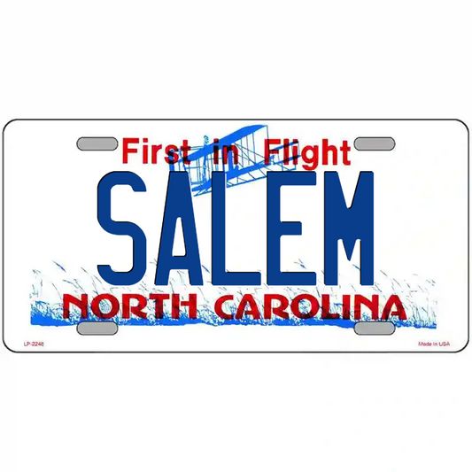 Salem North Carolilna Metal Sign