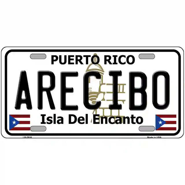 Arecibo Puerto Rico Metal Sign