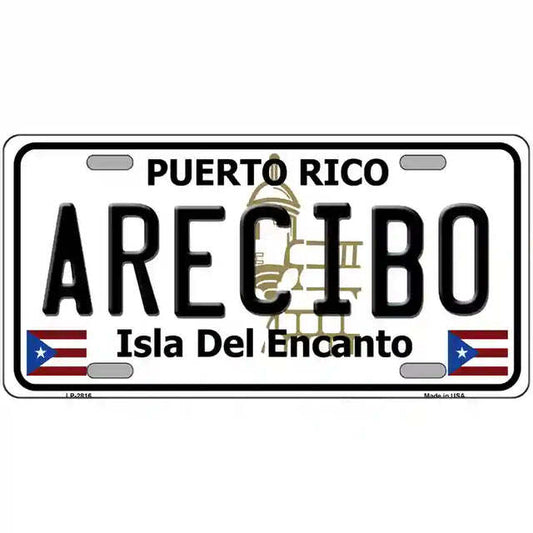 Arecibo Puerto Rico Metal Sign