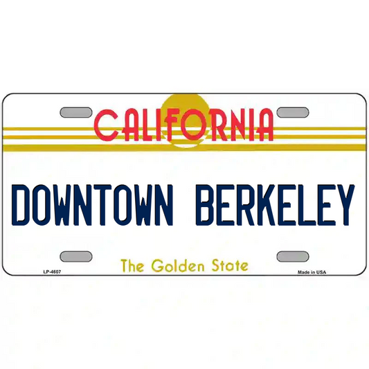 Downtown Berkeley California Metal Sign