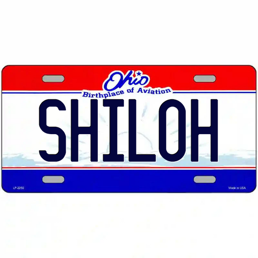 Shiloh Ohio Metal Sign