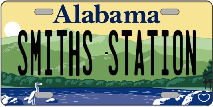 Smiths Station Alabama Metal Sign