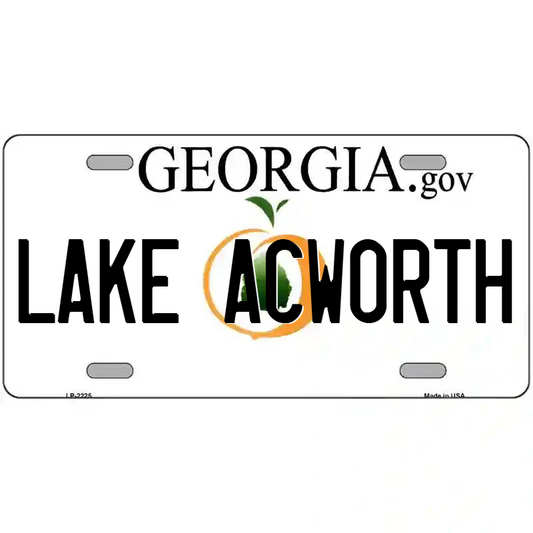 Lake Acworth Georgia Metal Sign