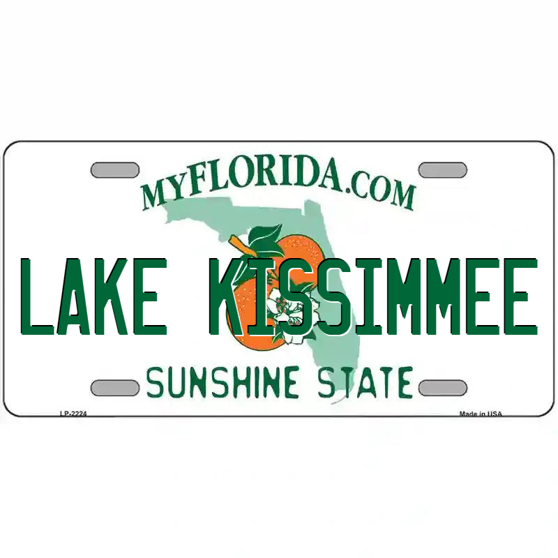 Lake Kissimmee Florida Metal Sign