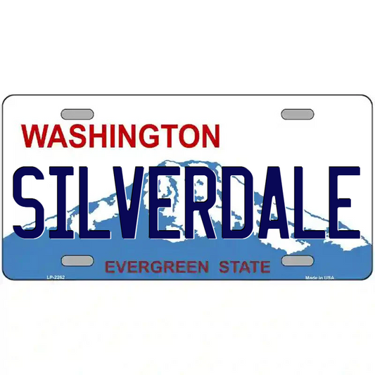 Silverdale Washington Metal Sign