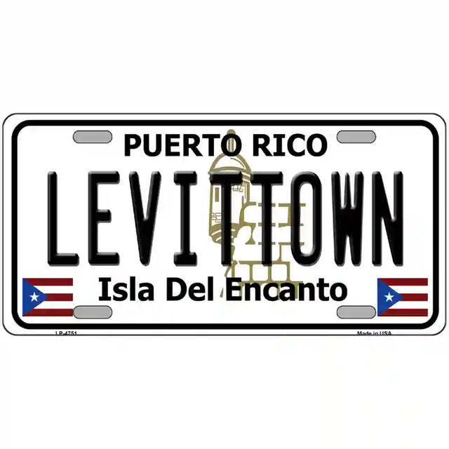 Levittown Puerto Rico Metal Sign