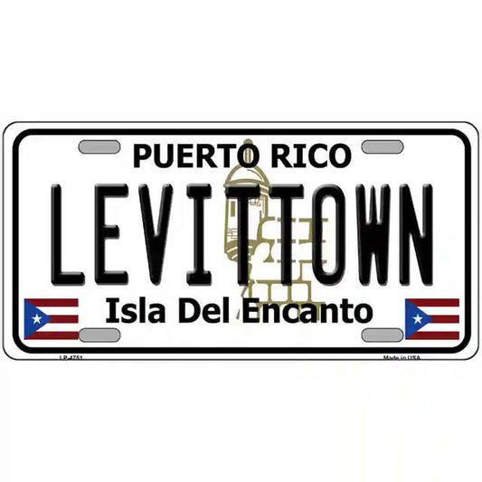 Levittown Puerto Rico Metal Sign
