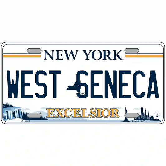 West Seneca New York Excelsior Metal Sign