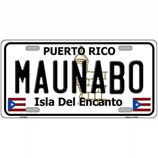 Maunabo Puerto Rico Metal Sign