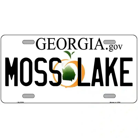 Moss Lake Georgia Metal Sign