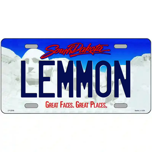 Lemmon South Dakota Metal Sign