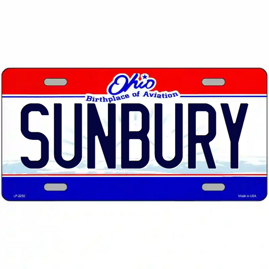 Sunbury Ohio Metal Sign