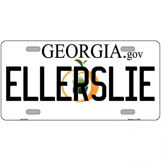 Ellerslie Georgia Metal Sign