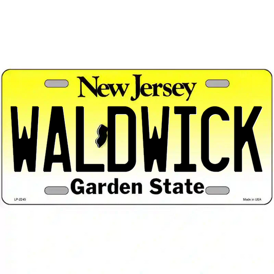 Waldwick New Jersey Metal Sign