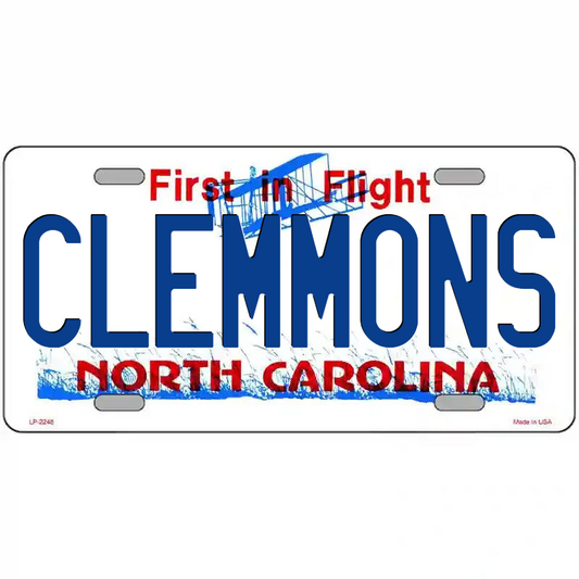 Clemmons North Carolina Metal Sign