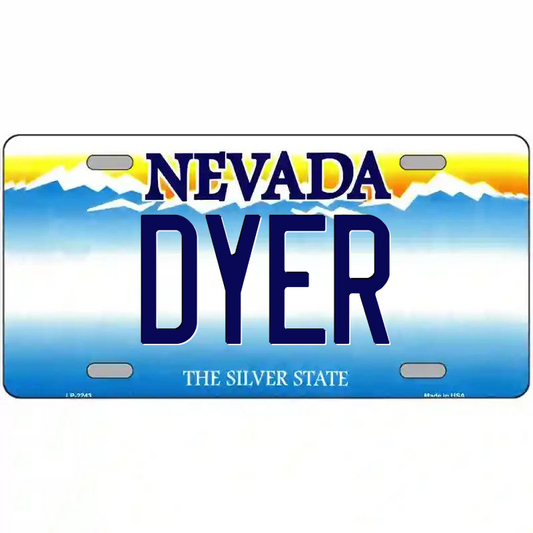 Dyer Nevada Metal Sign
