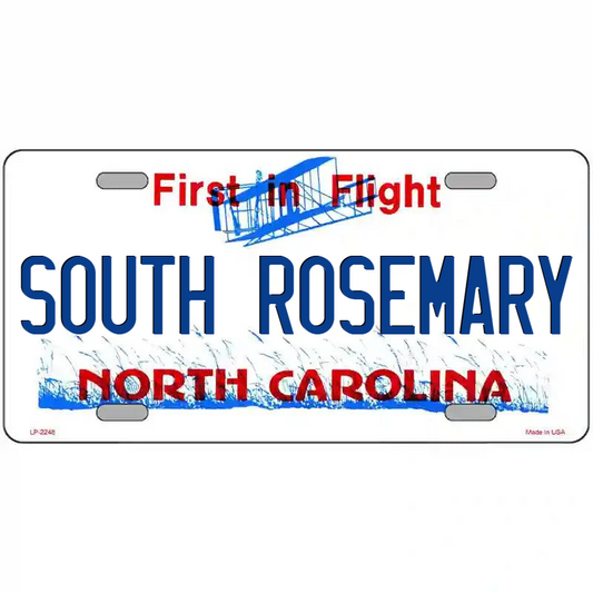 South Rosemary North Carolina Metal Sign