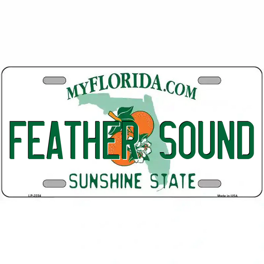 Feather Sound Florida Metal Sign