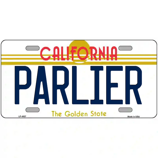 Parlier California Metal Sign