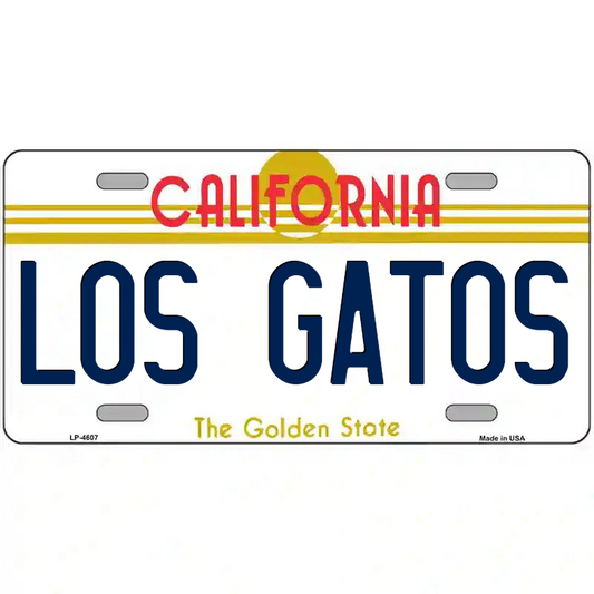 Los Gatos California Metal Sign