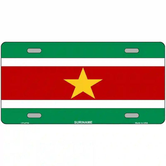 Surinam Flag Metal Sign