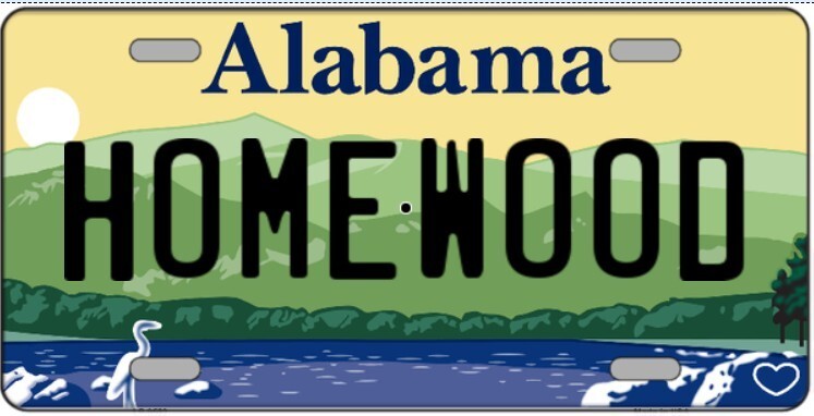Homewood Alabama Metal Sign