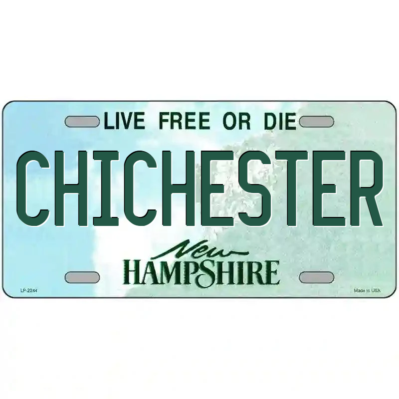 Chichester New Hampshire Metal Sign