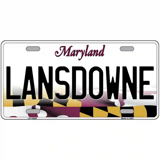 Lansdowne Maryland Metal Sign