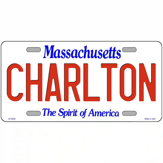 Charlton Massachusetts Metal Sign