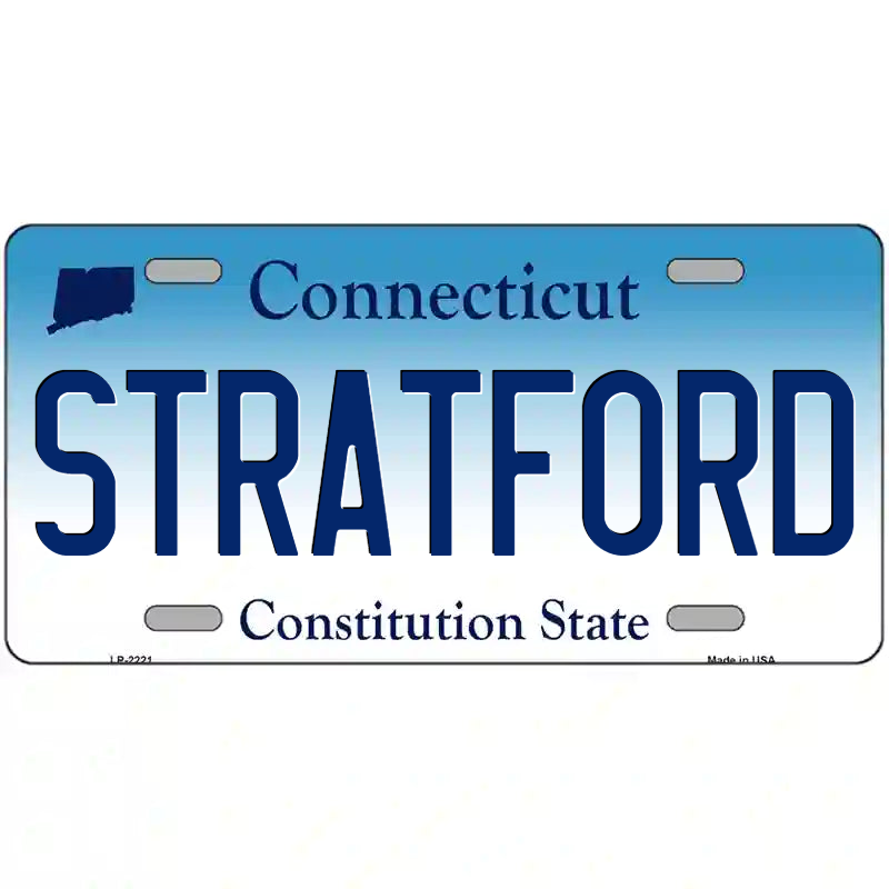 Stratford Connecticut Metal Sign