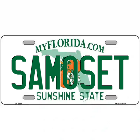 Samoset Florida Metal Sign
