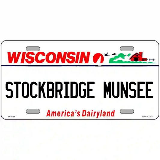 Stockbridge-Munsee Wisconsin Metal Sign