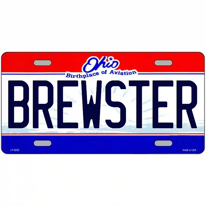 Brewster Ohio Metal Sign