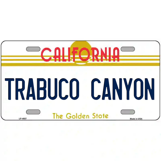 Trabuco Canyon California Metal Sign