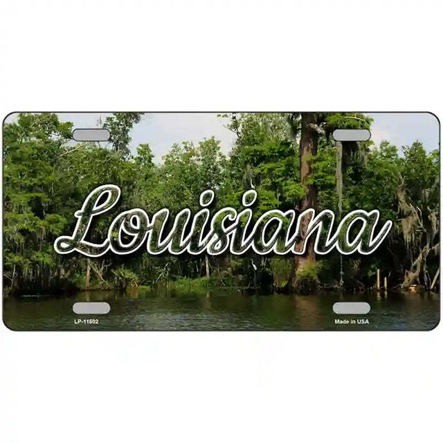 Louisiana Swamp Metal Sign