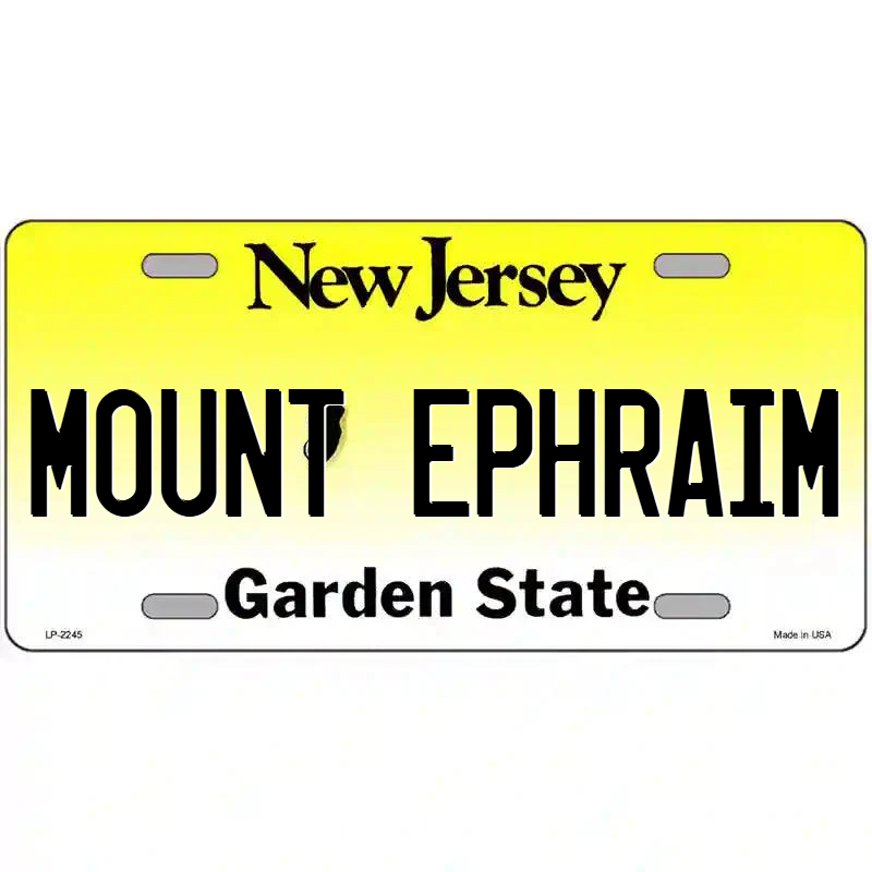 Mount Ephraim New Jersey Metal Sign